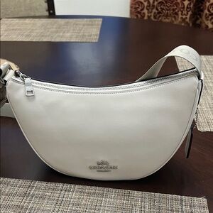 Coach Cream Leather Shoulder Bag